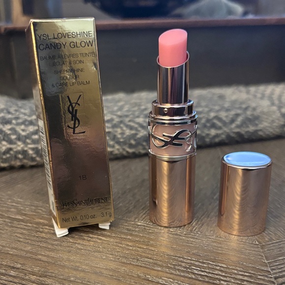 Yves Saint Laurent LoveShine Candy Glow Lip Balm - 1B Pink Sunrise - Picture 1 of 4